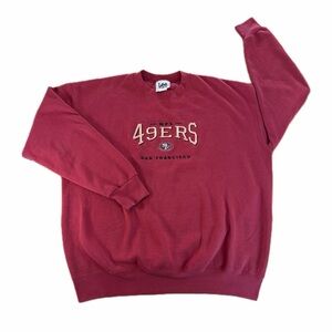 Vintage San Francisco 49ers 90's Embroidered Lee Sport Sweatshirt - XL